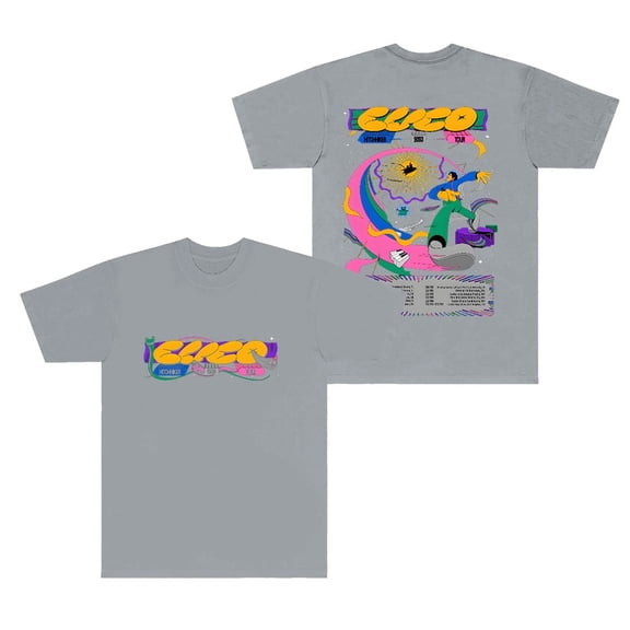 gulongbao Hitchhiker Tour Merch Unisex Crewneck Short Sleeve T-Shirt - New Logo Streetwear Design