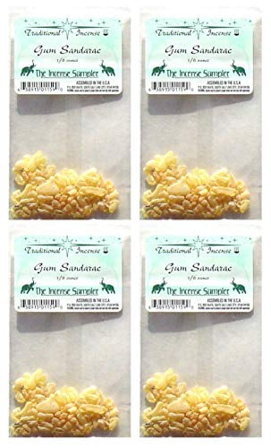 Gum Sandarac Incense Packaged in 3"x5" Bags - Sold in Quantities of 4 Packages