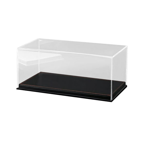 guohui 1:64 Scale Model Cars Showcase Acrylic Clear Display Case Countertop for black base
