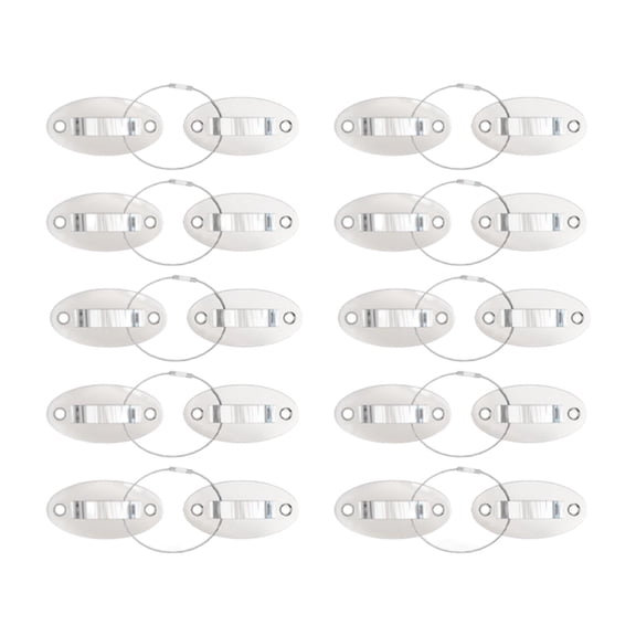 guohui 10 Pieces Furniture Anchors Cabinet Brackets for Bedroom Household Bookshelf