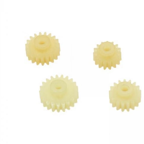 guohui 2x4 Pieces RC Car Pinion RC Car Motor Gear RC Car Gearbox RC Car Pinion Motor Gear for Wltoys 284161 1/28 Truck Crawler Vehicles DIY , Yellow, 2 Pcs