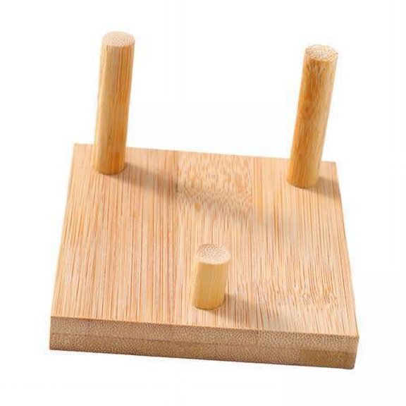 guohui 2xMineral Display Easel Wood Display Stand Compact Professional Display Easel Stand Mineral Stand for Coral Agate Rocks Mineral , wood, 2 Pcs