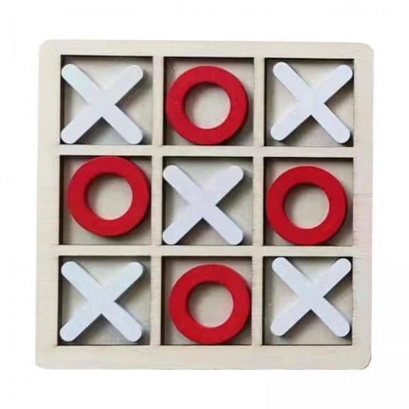 guohui 2xTic TAC Toe Classic Educational Toys Funny Table Game for Adult Party Favors