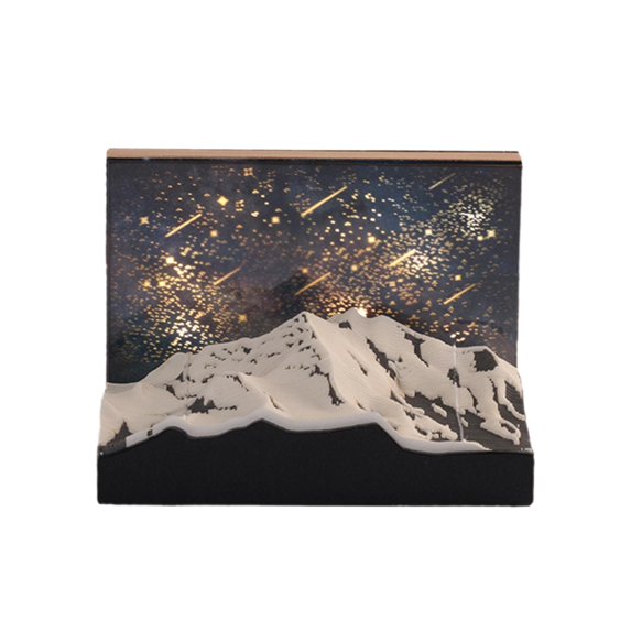 guohui 3D Paper Memo Pad DIY Calendar Desktop Decoration Notes Art Craft for Office with calendar