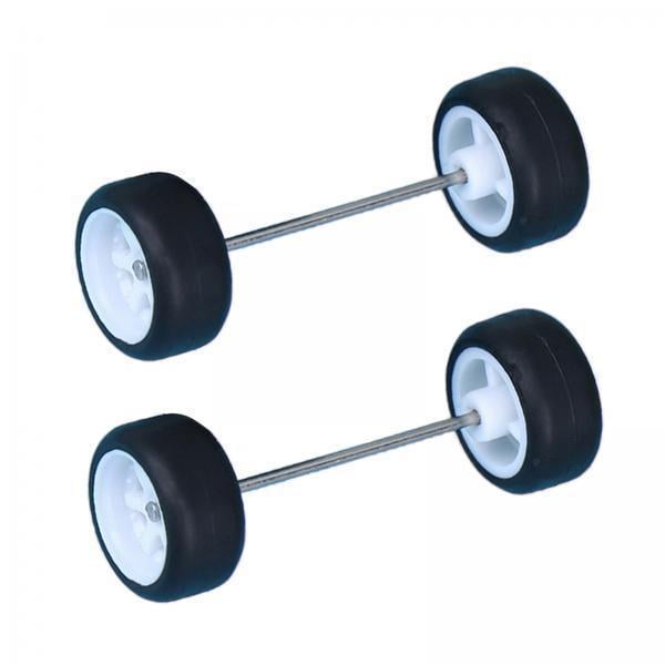 guohui 3x4Pcs 1/64 Scale Wheels Replacement Parts for Diecast Car Model