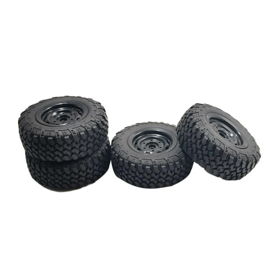 guohui 4 Pieces 1:12 Scale RC Wheel Tires DIY Accs for MN78 Remotes Control Vehicle