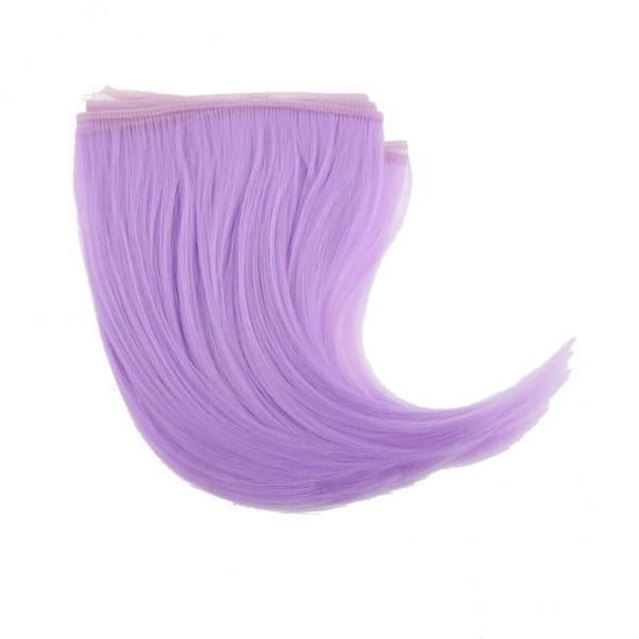guohui 4x15x100cm DIY Welf Fringe Hair for 1/3 1/4 BJD Dolls Violet