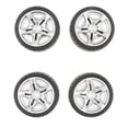 thumbnail image 1 of guohui 4x4pcs 1: 10 Racing Car 5 Spoke Rims & Rubber Tires 48mm, 1 of 8