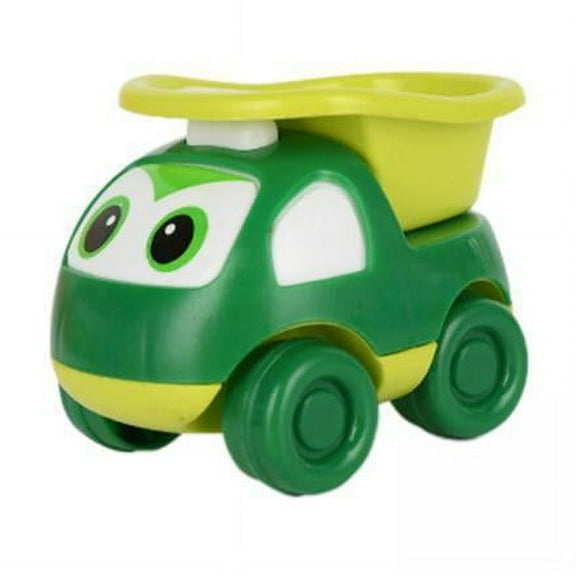 guohui 4xFriction Powered Truck Play Pull Back Cars for Boys Girls Toddlers 2 Year Old 4 Pcs