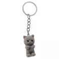 thumbnail image 1 of guohui 5xCat Keychain Creative Backpack Key Chains for Handbag Car Key Party Supplies Gray 5 Pcs, 1 of 9