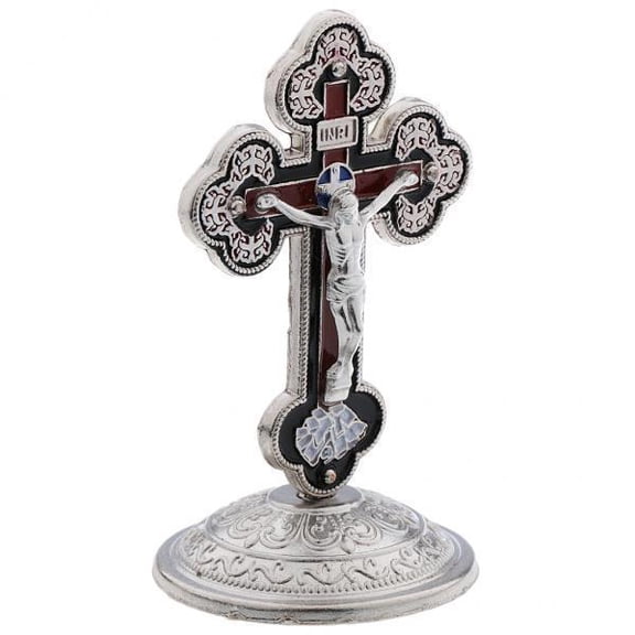 guohui 6xCrucifix Jesus Cross Statue Figurine for Car Home Chapel Decoration