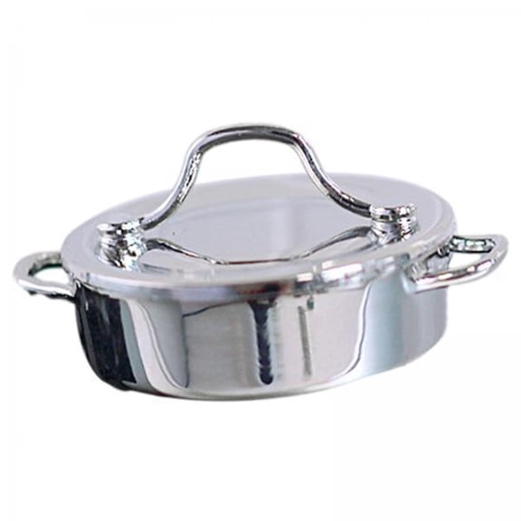 guohui 6xDollhouse Soup Pot 1/6 1/12 Miniature Soup Pot for Dining Room Kitchen Decor