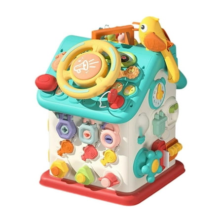 guohui Baby Busy Board Educational Toy Activity Cube for Kids 2 3 Boys Girls
