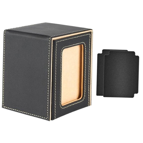 guohui Card Deck Box Card Holder for Collection Cards Sports Cards Collectible Card khaki