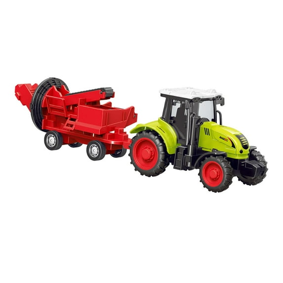 guohui Farm Tractor Truck Toy Friction Powered for Kids Ages 3 and up Birthday Gift smash
