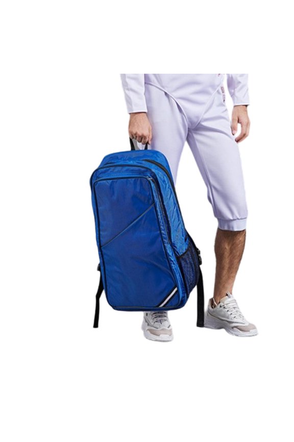 Fencing Backpack Accessory Premium with Adjustable Strap Fencing Storage Bag Blue