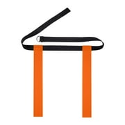 guohui Football Belt Flag Versatile Rugby Tag Belt Flag for Games Match Competition Orange
