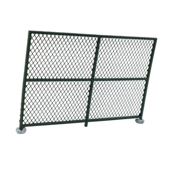 guohui HO Scale Fence Landscape Accessory, DIY Layout, Micro Landscape Decoration, Lightweight, Sturdy, Creative Model Fence in 1:87 Scale Green A