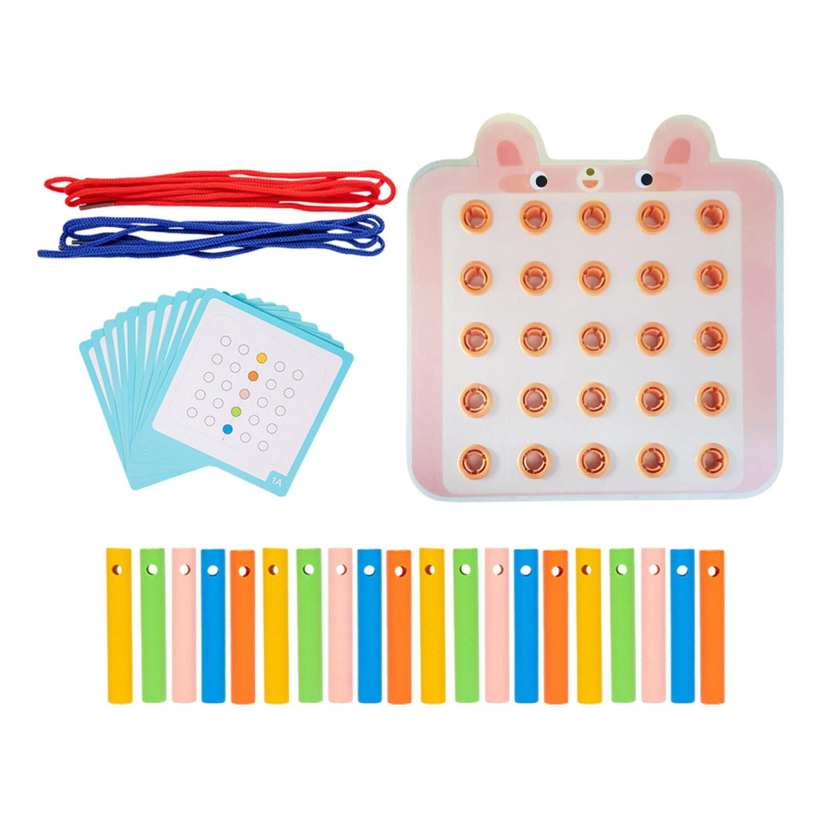 guohui Lacing Threading Toy with Cards Educational for Car Girls Boys ...