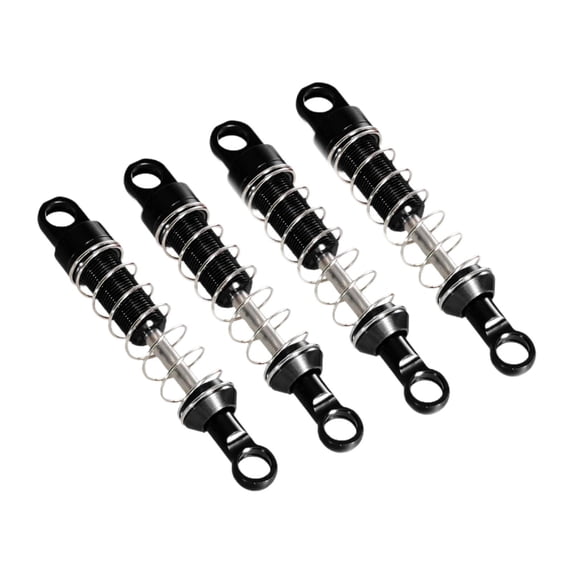 guohui RC Car Shock Absorber Spare Parts Aluminum Alloy Replace Parts Upgrade Remote Control Car Part for MN78 MN82 1/12 RC Car Part 1 set balck