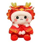 guohui Soft Chinese New Year Dragon Stuffed Doll Cute Lightweight Spring Festival 45cm