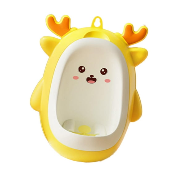 guohui Standing Potty Dinosaur Standing Potty Urinal for Toddlers Boys Baby yellow