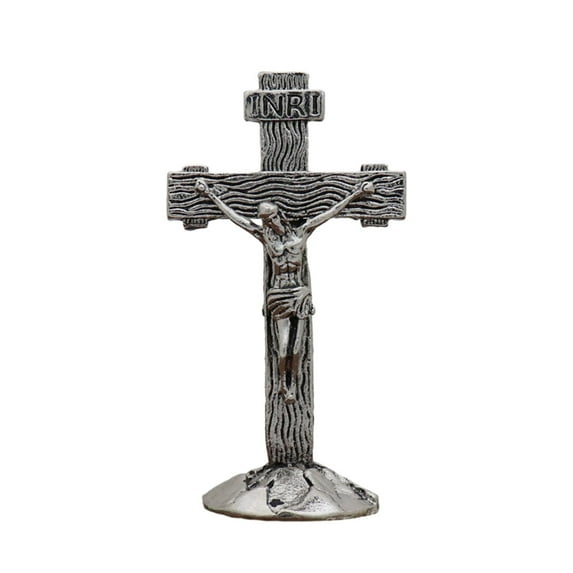 guohui mas Desk Cross, Tabletop Standing Cross, Religious Desk Craft, Living Room