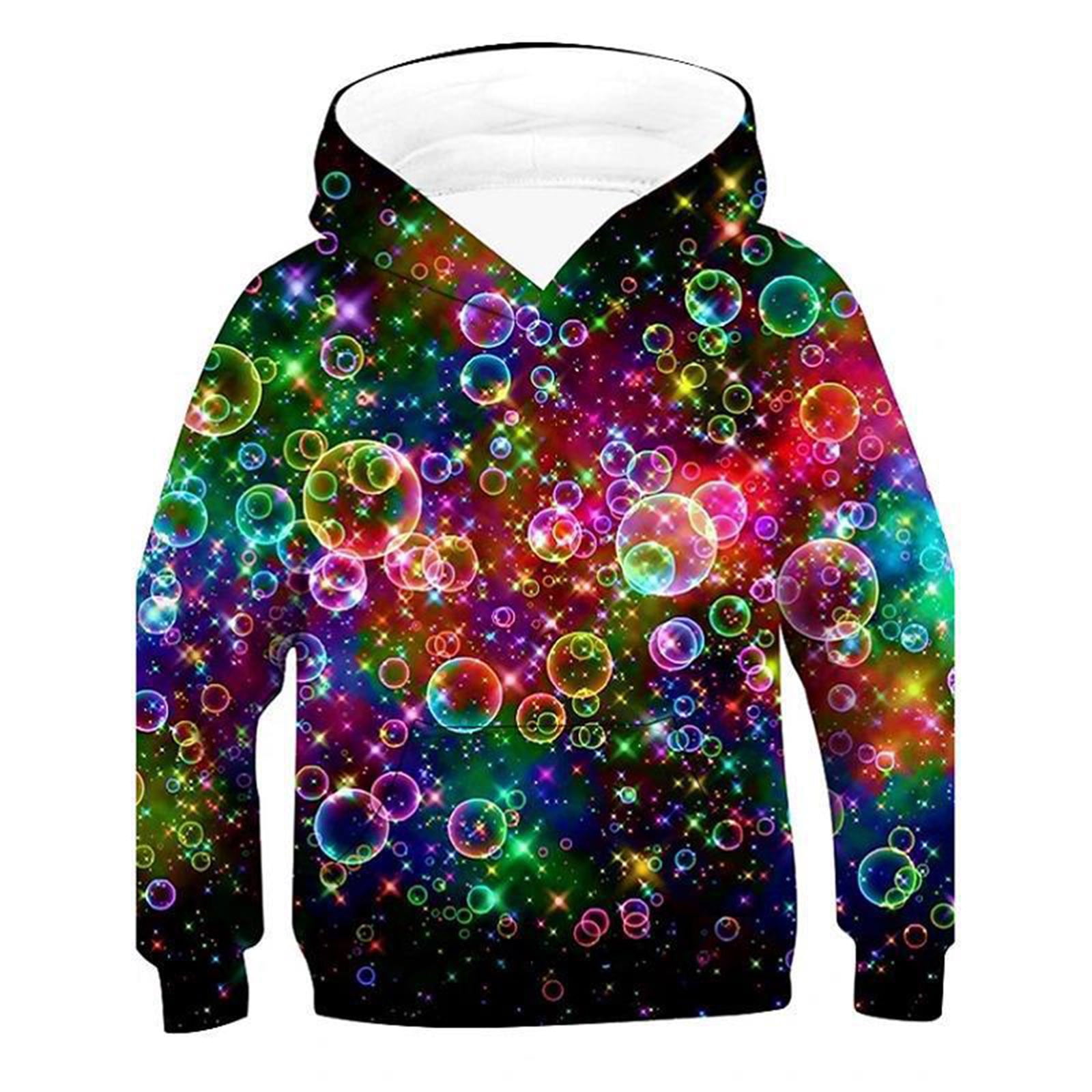 gvdentm Graphic Sweatshirts Boys and Toddlers Pullover Hoodie