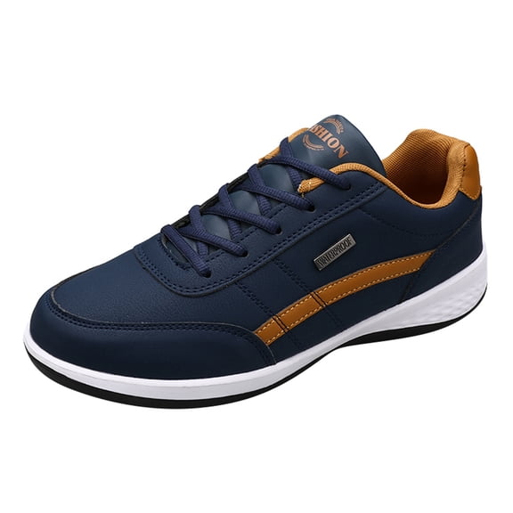 gvdentm Dress Sneakers Men Men Shoes Breathable Running Shoes Non-Slip Fashion Sneakers Dark Blue,10