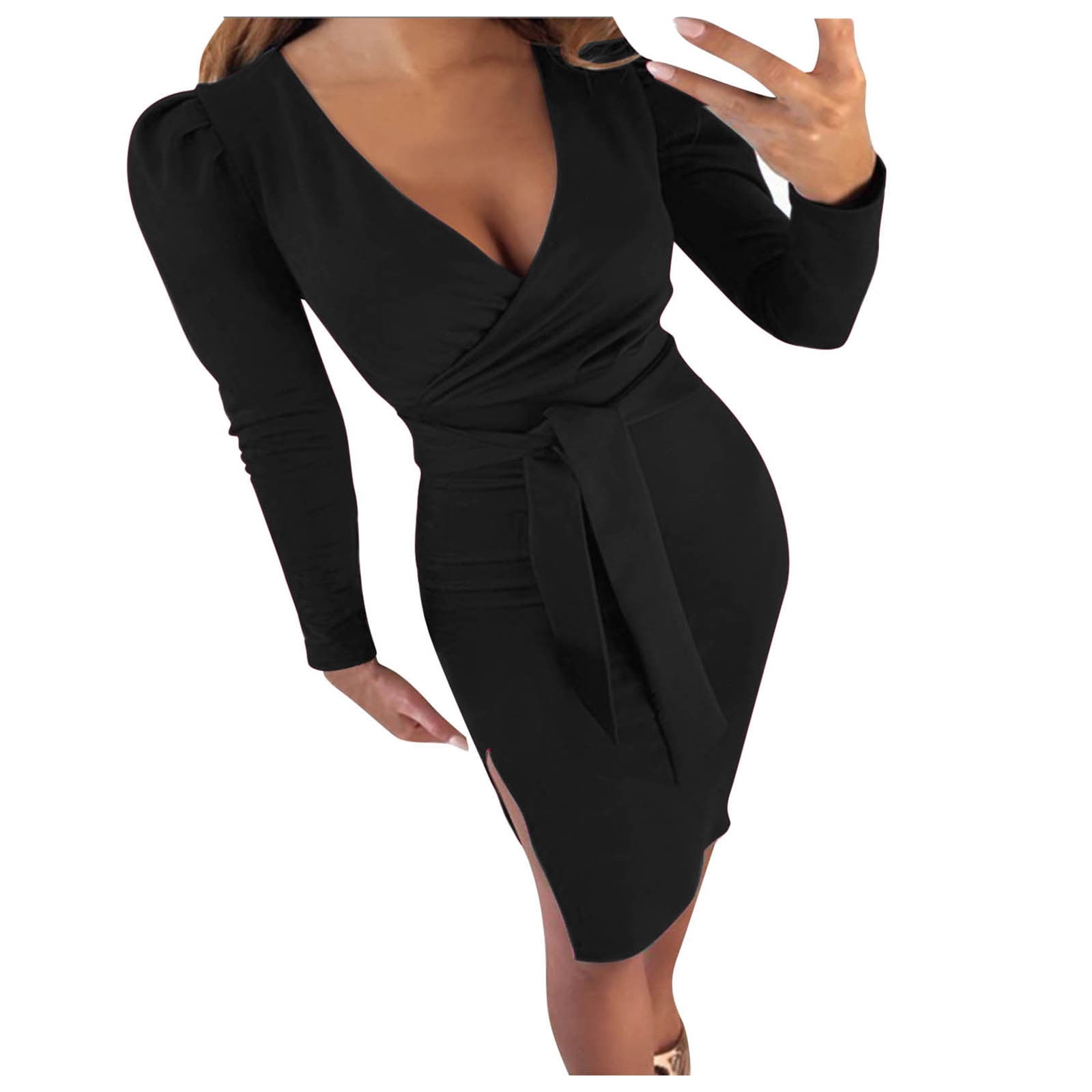 gvdentm Dresses Hide Belly Women's A Line Chiffon Lace Mother of The