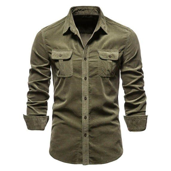 gvdentm Green Mens Dress Shirts, Fitted Bamboo Fiber Long Sleeve Elastic Casual Button Down Shirts Oversized T Shirts For Men