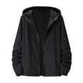 thumbnail image 1 of gvdentm Jacket for Men Men's Lightweight Bomber Jacket Windbreaker Slim Fit Active Coat Outerwear Black,4XL, 1 of 4