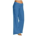 thumbnail image 1 of gvdentm Match Mens Wild Cargo Pants Women's Pull-On Style All Around Elastic Waist Polyester Cropped Missy Pants Casual, 1 of 5