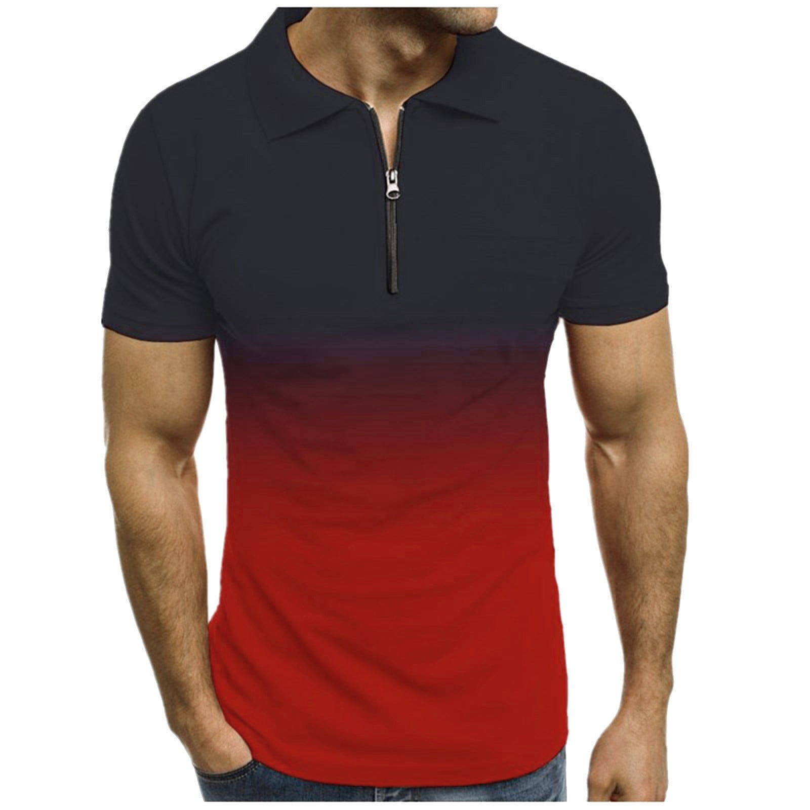 gvdentm Men'S Polo Shirts Short Sleeve Mens Polo Shirts Short Sleeve ...