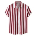 thumbnail image 1 of gvdentm Mens Short Sleeve Casual Cotton Linen Shirts Buttons Down Summer Solid Plain Beach Yoga T Shirts Hellfire Club Shirt, 1 of 4