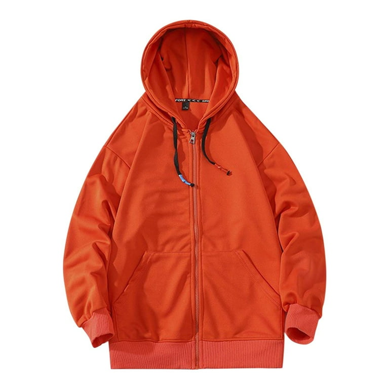 Mens novelty color block online hoodies cozy sport outwear