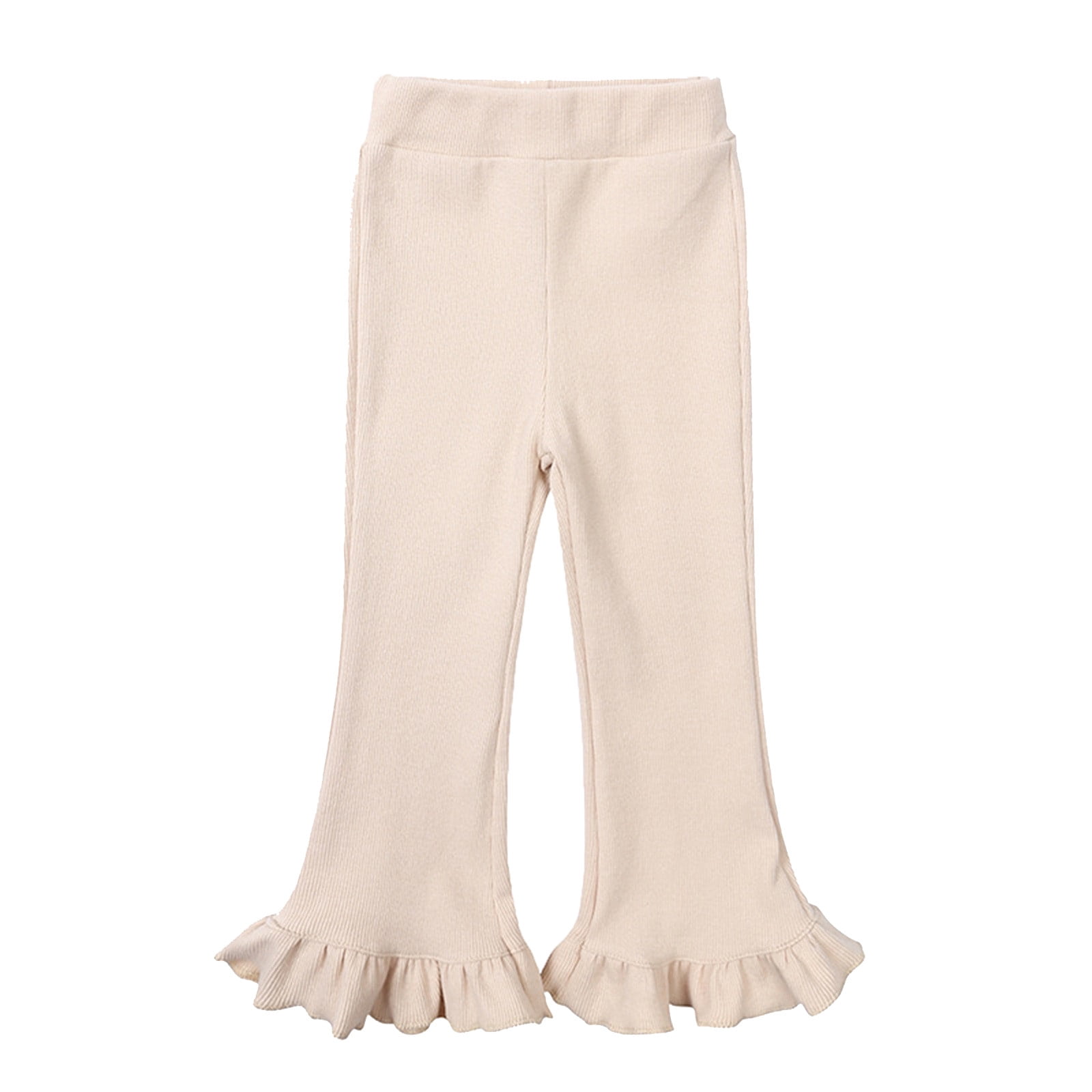 Spring Autumn Children Pants 1-10Y Girls Patchwork Lace Casual Straight Long Trousers main image 1