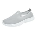 thumbnail image 1 of gvdentm Running Shoes For Men Fashion Men Mesh Casual Hollow Out Sport Shoes Slip On Solid Men Sneakers Size 11 Wide, 1 of 5