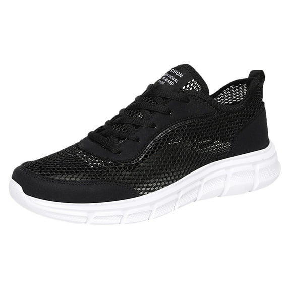 gvdentm Tennis Shoes Men Mens Running Shoes Non Slip Tennis Walking Fashion Sneakers White,11.5