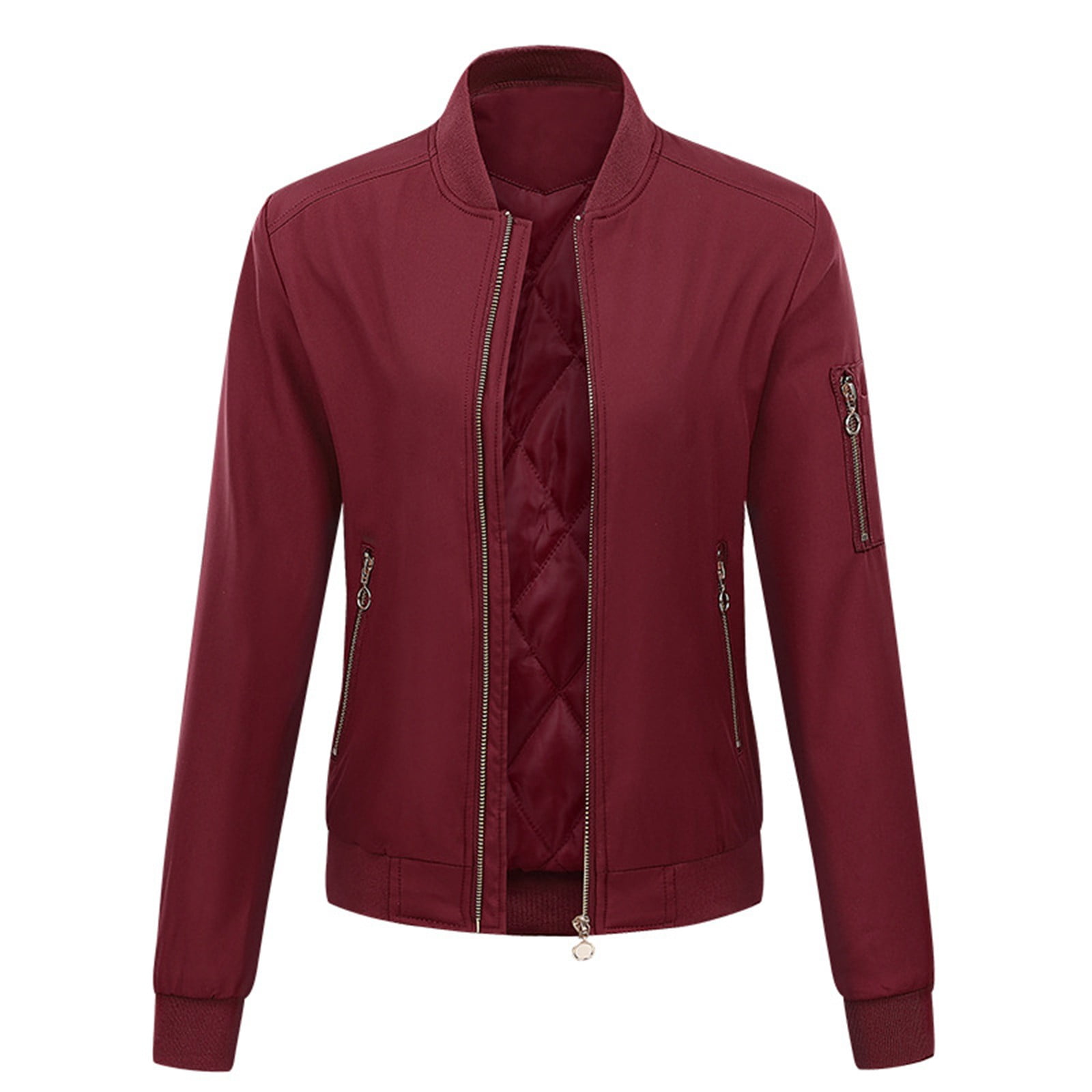 gvdentm Welding Jacket Women's Casual Cropped Corduroy Jackets Button