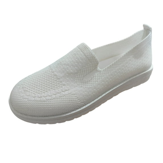 gvdentm Womens Dress Shoes Womens Walking Running Shoes Blade Non Slip Tennis Fashion Sneakers White,8