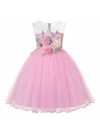 Guzom Fall Wedding Guest Dresses for Women- Lace Short Sleeves Cocktail  Prom Ballgown Vintage Dress Pink