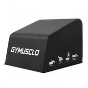 gymusclo Hip Thrust Bench 700 Lbs, 18" x 16" Multi-Functional Total Body Workout Box for Hip Thrust Box, Glute Bridge, Box Jump Training, Foam Plyometric Jump Box at Home Gym