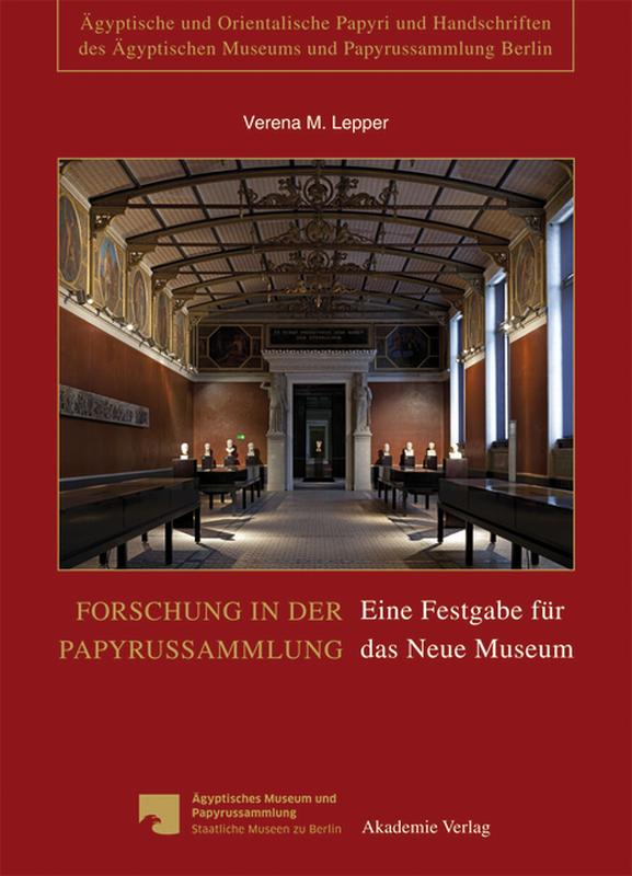 Ägyptische Und Orientalische Papyri Und Handschriften Des Äg: Forschung ...