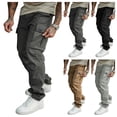 thumbnail image 1 of gzxflxpge Cargo Pants Men Casual Sport Athletic Loose Fit Sweatpants Funky Comfortable Soft Jogger Pants with Multi Pockets Dark Gray M, 1 of 7