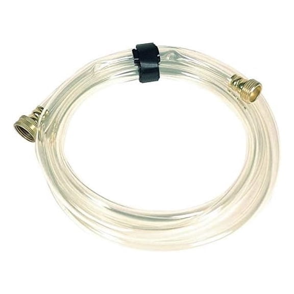 h Water Hose, Clear, 25 ft, PVC
