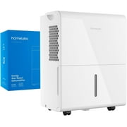 hOmeLabs 1,500 Sq. Ft Energy Star WiFi-Enabled Dehumidifier, Small to Medium Size Rooms - Home, Bedroom, Bathroom - Powerful Moisture Removal - 22 Pint (Previously 30 Pint)