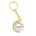 thumbnail image 1 of hailst cloudy hand painted pattern metal connector key chain  accessory en keyholder, 1 of 3