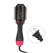 , hair dryer brush, hair dryer and plumper salon anion straight hair brush multifunctional electric hair dryer, curler, straightener, styling brush salon hot air brush roller comb