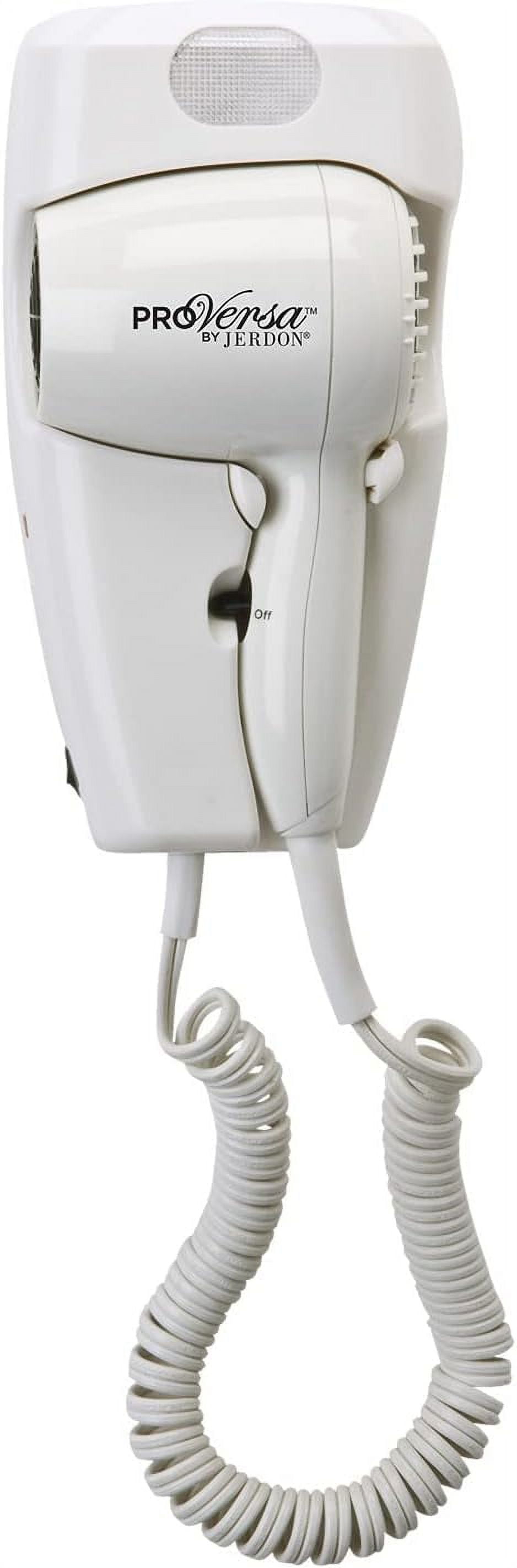 Hair Dryer White PlugIn Hair Dryer With 32" Power Cord Hotel Style